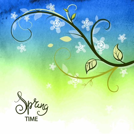 Spring backgroundのイラスト素材