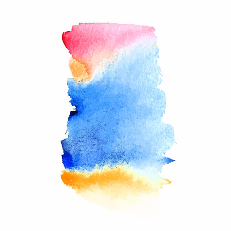 Abstract watercolor splash. Watercolor drop.のイラスト素材