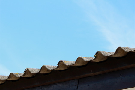 An image of edge of the roof.の写真素材
