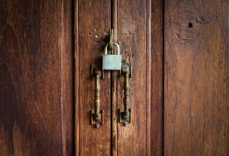 locked doorの写真素材