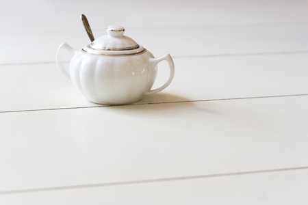 Vintage sugar bowl.の写真素材