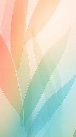 pastel color leaf abstract backgroundの素材