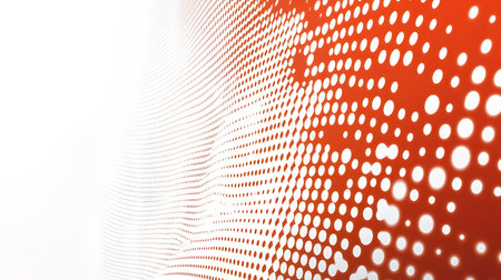 Striking abstract geometric halftone gradient design with bold contrasts and futuristic aesthetics,perfect for technology,business and digital applications such as website backgrounds,app interfaces.の素材