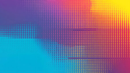 Vibrant Halftone Gradient with Smooth Transitions and Tropical Hues for Captivating Modern Abstract Design. Soft,dynamic,and eye-catching visuals perfect for digital backgrounds,wallpapers.の素材