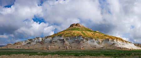 Late spring in the steppes of Western Kazakhstanの写真素材