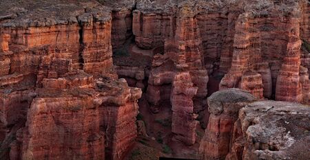 South-East Kazakhstan. Picturesque mountains in the area of the natural national Park Charyn canyon.