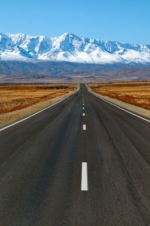 Russia. South Of Western Siberia. Mountain Altai, Chuysky trakt in the area of the Kurai steppeの写真素材