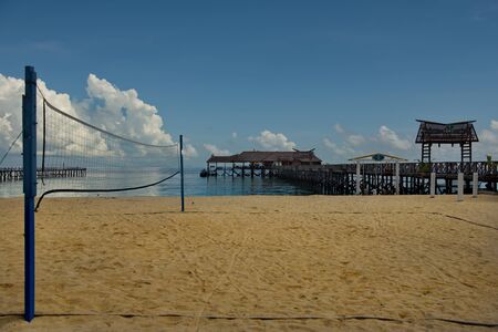 Malaysia Mabul island, on the West coast of Borneo, is famous for its picturesque diving and tourist...