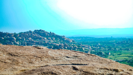 Hampi - Hospet -  Karnataka  -  Nature - Mountainの写真素材