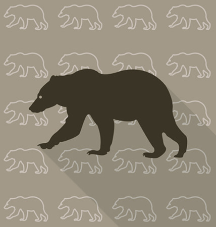 Bear vectorのイラスト素材