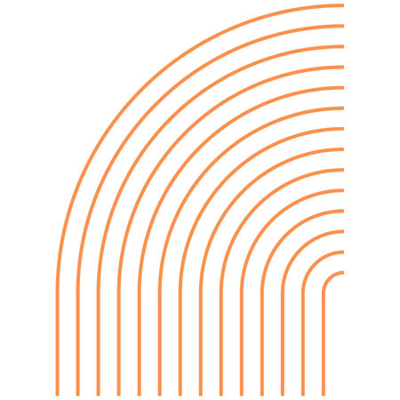 there is a picture of a line of orange lines on a white backgroundのイラスト素材
