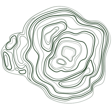 a drawing of a large, curved, black and white objectのイラスト素材