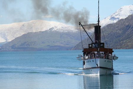 Steamship cruises in New Zealandのeditorial素材