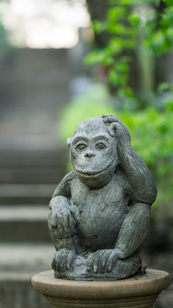 Monkey figureの写真素材