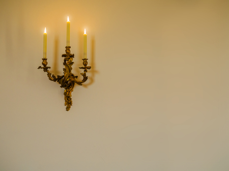 Candle Sconces wall lightの写真素材