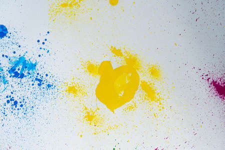 Abstract colorful watercolor for backgroundの写真素材