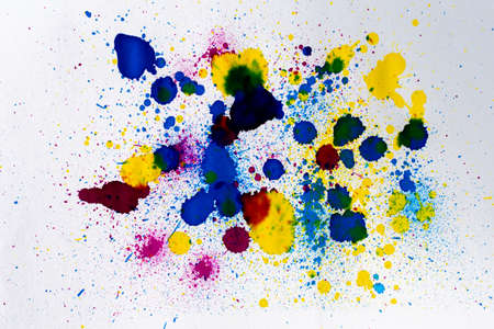 Abstract colorful watercolor for backgroundの写真素材