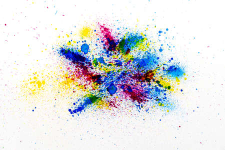 Abstract colorful watercolor for backgroundの写真素材