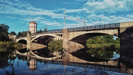 bridge over the river