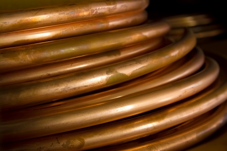 copper coilsの写真素材