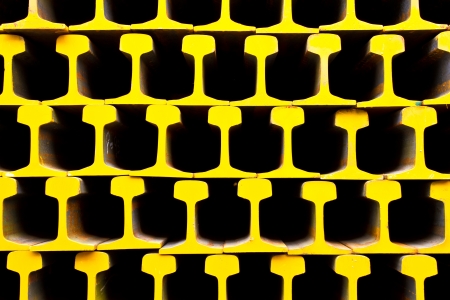 Group of Metal Railsの写真素材