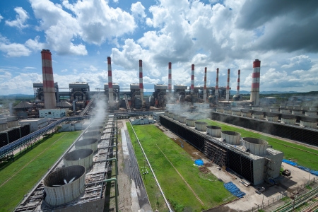 thermal power plant in thailandの写真素材