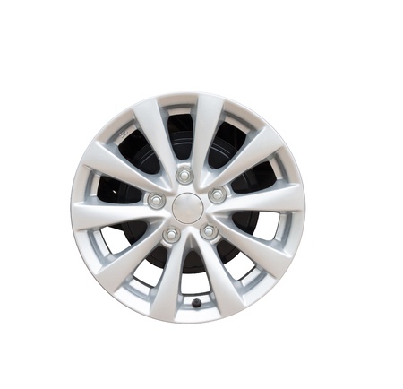 Car Alloy Rim isolated on white background の写真素材