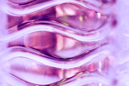 stack of water bottles - pink toneの写真素材