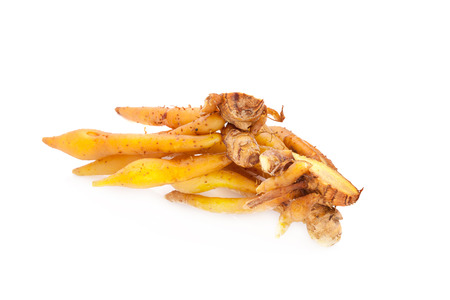 Fingerroot, Kaempfer, Boesenbergia on white background