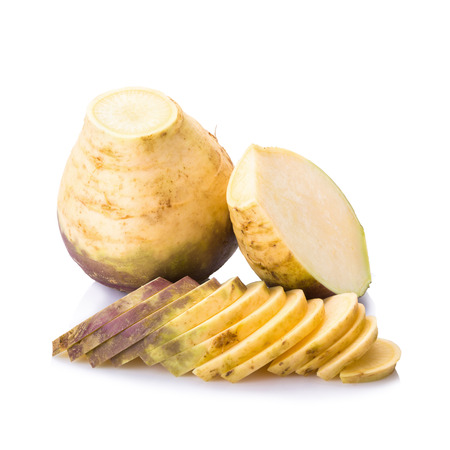 Swede isolated on white background.の写真素材