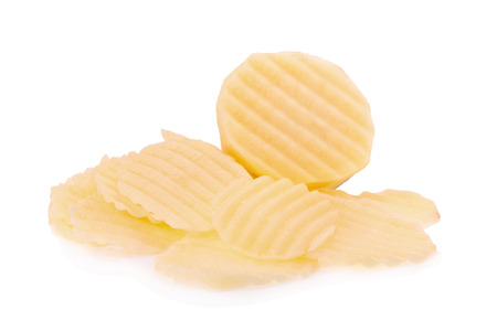 Potato isolated on white background.の写真素材