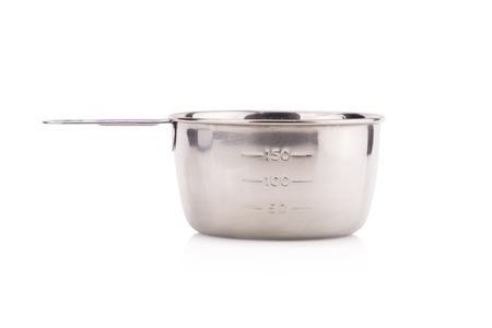 Measuring cup on white background.の写真素材