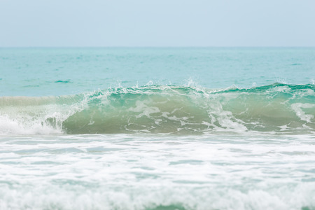 Most beautiful pebble beach Andaman Sea. selective focusの写真素材