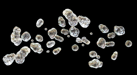 Close-up of Drops of water.