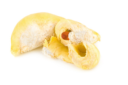 durian isolated on white background.の写真素材