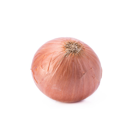 shallots isolated on white background.の写真素材