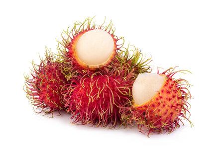 Fresh rambutan sweet delicious fruit of Thailand.の写真素材