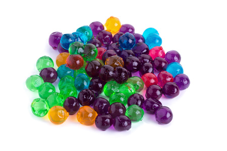 Colorful jelly ball Closeup