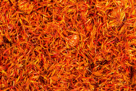 Dried sufflower herb.の写真素材