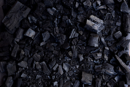 Black charcoal texture backgroundの写真素材
