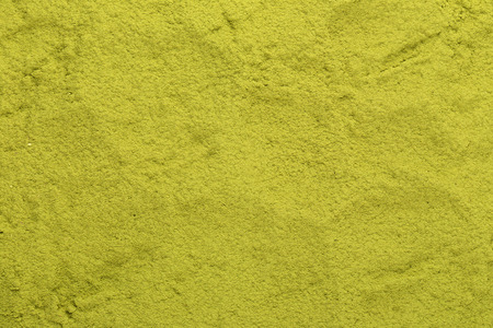 matcha powder green tea isolated on a white background.の写真素材