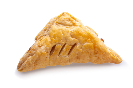 Puff pastry buns isolated on white background.の写真素材