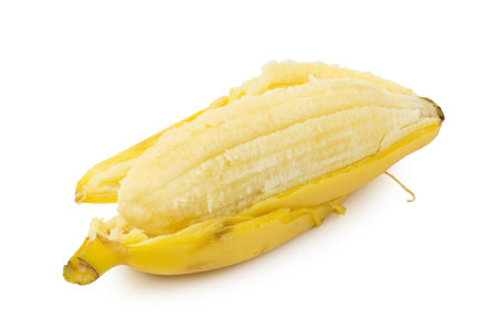 Bunch of bananas isolated on a white background.の写真素材