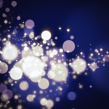 glittering stars on bokeh background の写真素材