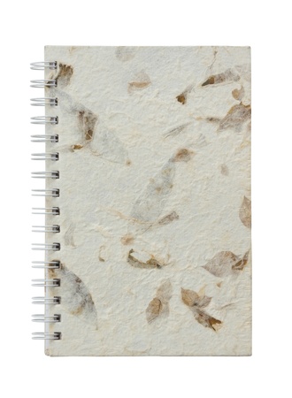 Blank Notebook isolated on the white backgroundの写真素材