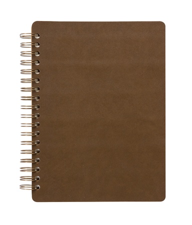 Blank Notebook isolated on the white backgroundの写真素材
