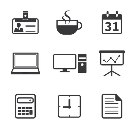 Office and Business Iconのイラスト素材