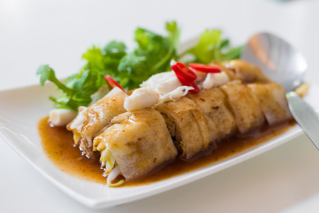 Fresh Spring Rollsの写真素材