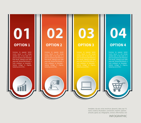 Business Infographic Element data Template のイラスト素材