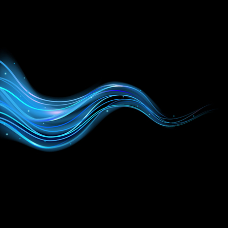 vector light glowing effect on isolated backgroundのイラスト素材